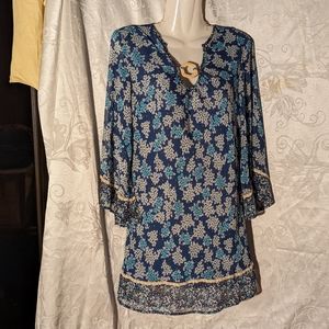 New Directions Floral Dress. M